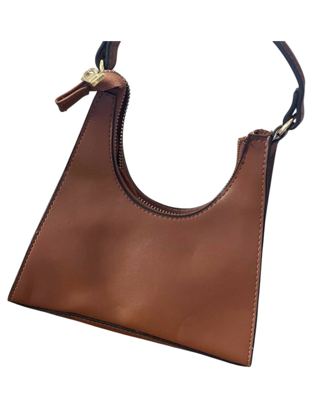 2000s Faux Leather Mini Bag Y2K Handbag Unique Shape Night Out Club Party Colleg